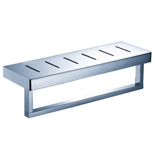 Полка с полотенцедержателем AVS S8300304 30 см, хром