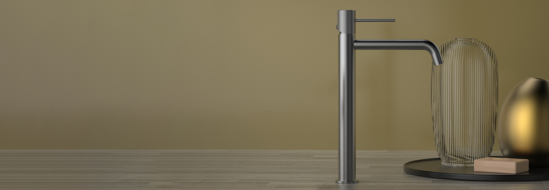 Сантехника в цвете оружейная сталь