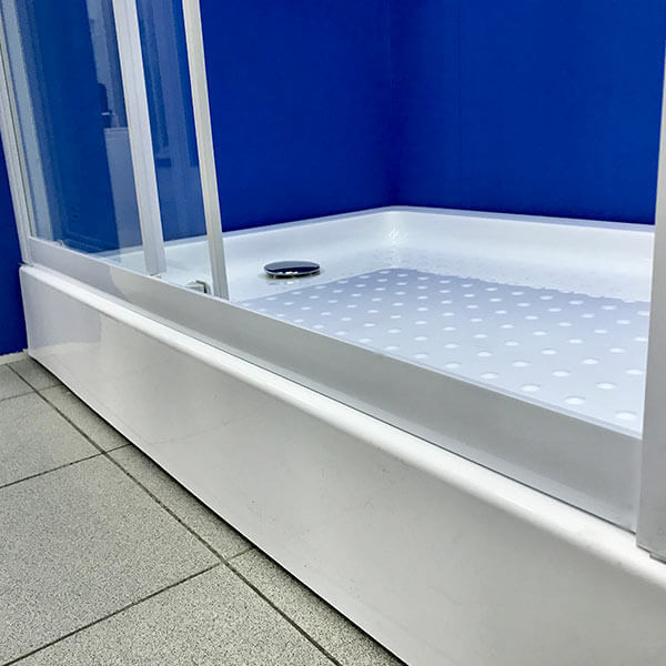 Душевая дверь в нишу AVS Квант 120 профиль белый матовый, стекло прозрачное