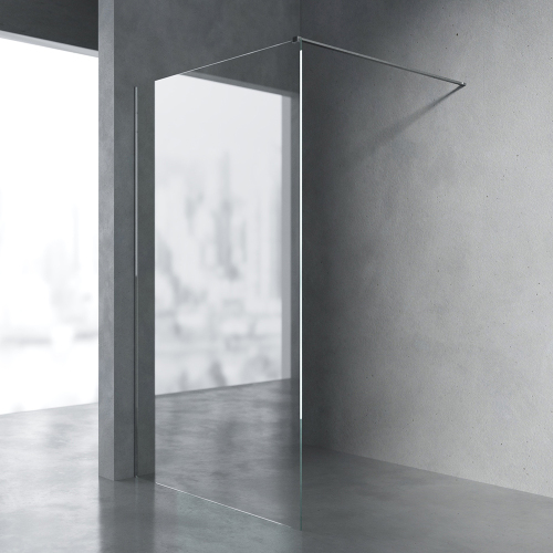 Душевая перегородка AVS Walk In 120 профиль хром, стекло прозрачное