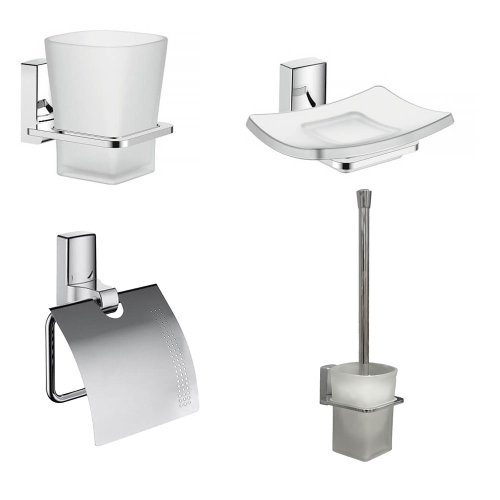 Набор Accoona 125 хром Стакан+Мыл...