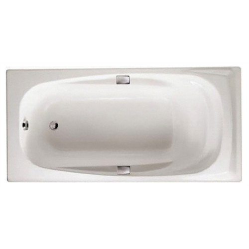 Чугунная ванна Jacob Delafon Repos 180х85 белая, с отверстиями для ручек