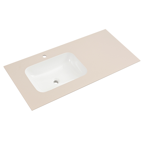 Раковина мебельная AVS Шарм 120x56 L белая/кремовая