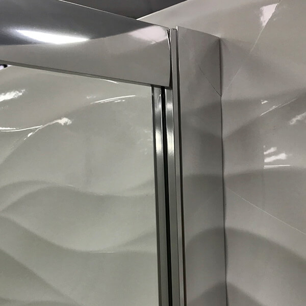 Душевой уголок AVS Куб 100x90 профиль хром, стекло прозрачное