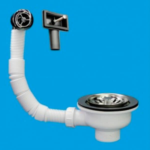 Слив с универсальным отв. перелива 40-113 McALPINE OFR2-113S