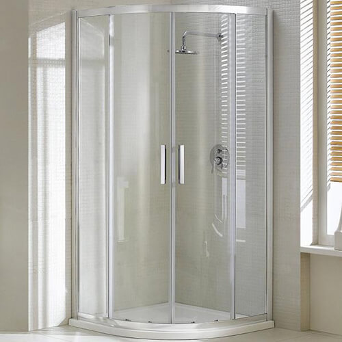 Душевой уголок AVS Раунд 120x90 профиль хром, стекло прозрачное