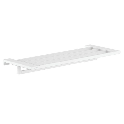 Полка для полотенец с держателем Hansgrohe белый матовый 41751700