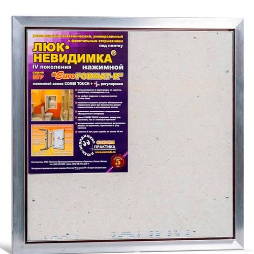 Люк под плитку 500х500 Евроформат Практика ЕТР 50-50