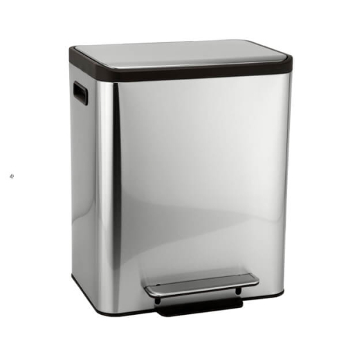 Ведро для мусора хромовое 15 л BE...