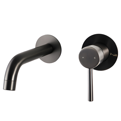 Смеситель для раковины Maxonor Superior PL7387-9 оружейная сталь