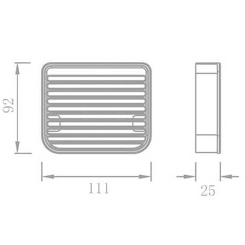 Мыльница подвесная AVS Theme 887007