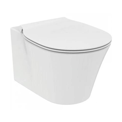 Унитаз подвесной Ideal Standard Connect Air Aquablade E005401+E036601 безободковый с микролифтом