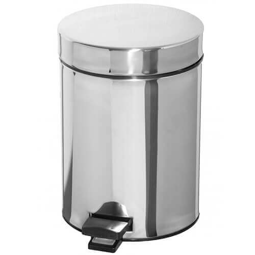 Ведро для мусора хромовое 5 л CLA...