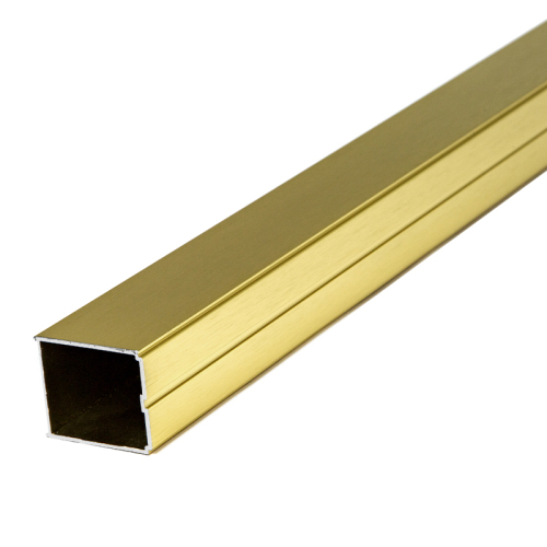 Профиль добавочный AVS Трапеция/Фаворит 2 см, брашированное золото