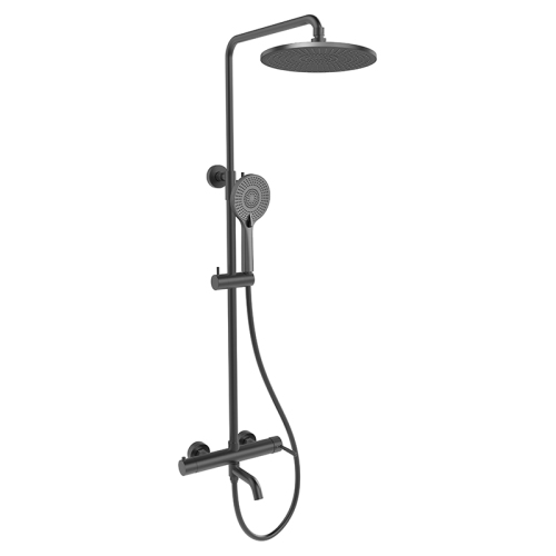 Душевая стойка AVS Slimmer оружейная сталь