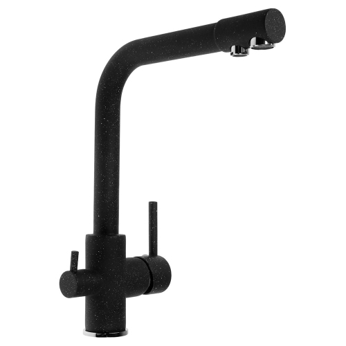 Смеситель для кухни Accoona A5179-4F черный матовый