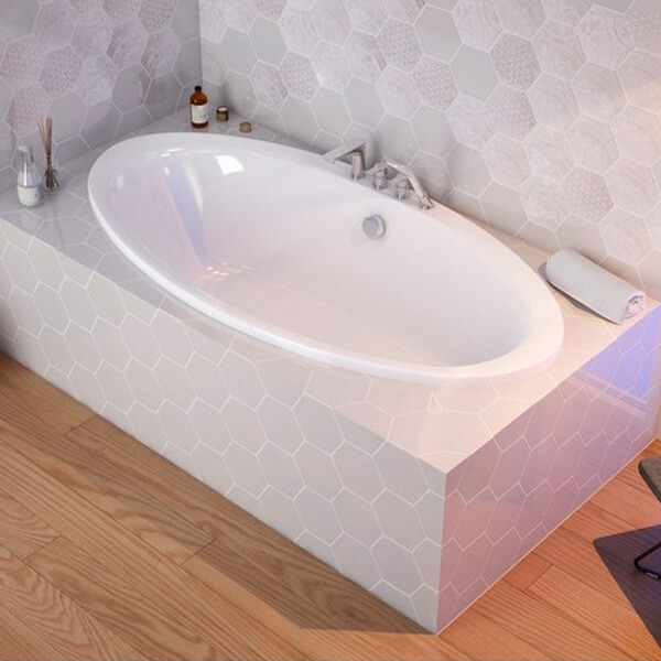 Акриловая ванна Excellent Lumina 190x95 белая, без каркаса