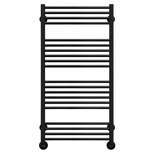 Полотенцесушитель водяной Terminus Аврора П20 50x100 см черный матовый