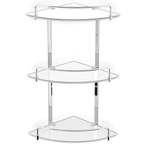 Полка угловая стекло Langberger 70252