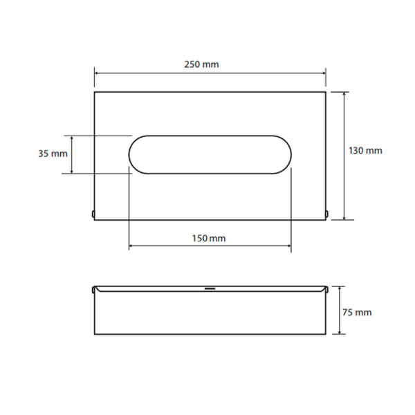 Держатель для салфеток хром матовый Hotel Bemeta 102303025