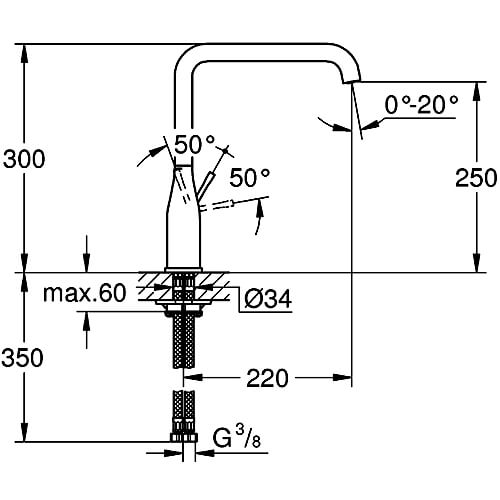 Смеситель для кухни Grohe Essence 30269000 хром