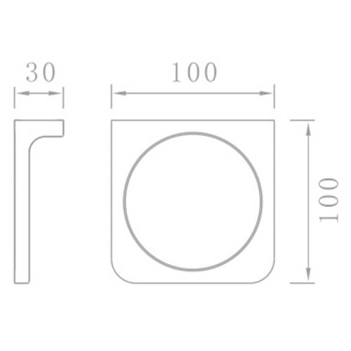 Мыльница подвесная AVS Theme 868107 хром