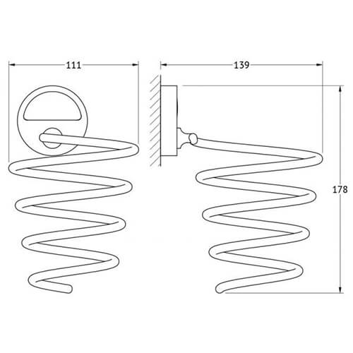 Держатель фена Elite Classic C80