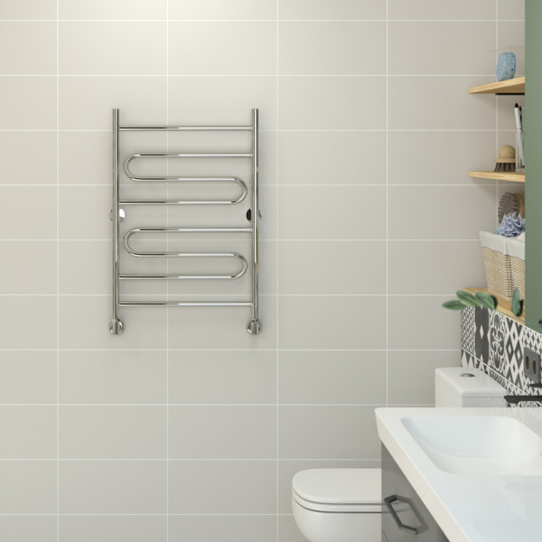 Полотенцесушитель водяной Стилье Универсал-51 50х80 хром