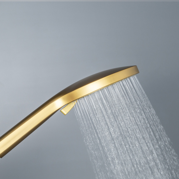 Смеситель для ванны с душем AVS Pulse брашированное золото