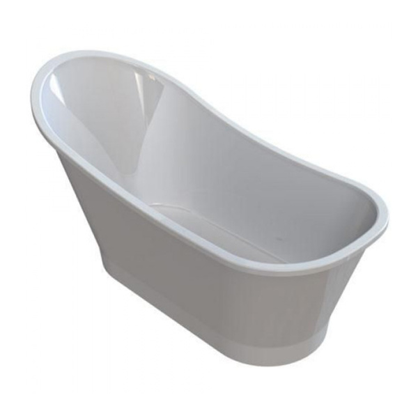 ВАННА AURORA L 1590x730 h810 + слив-перелив хром Romance Collection