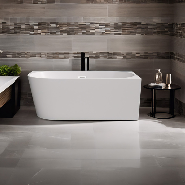 Акриловая ванна AVS Галатея 150x75 R белая с донным клапаном