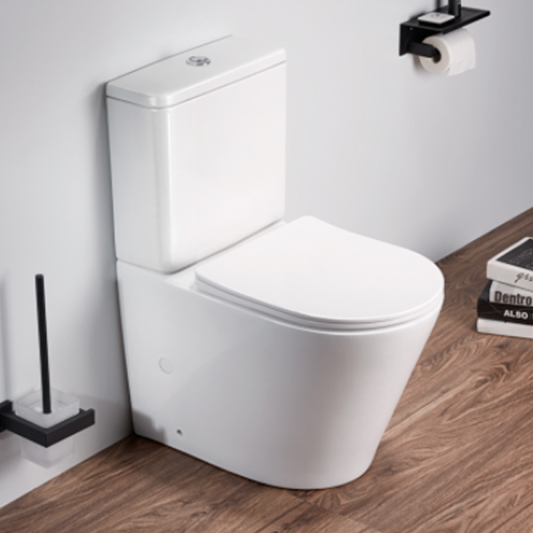 Унитаз-компакт AVS Кристалл безободковый, белый