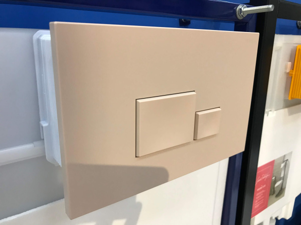 Кнопка смыва ISVEA Axis 54MJ0106I бежевая матовая