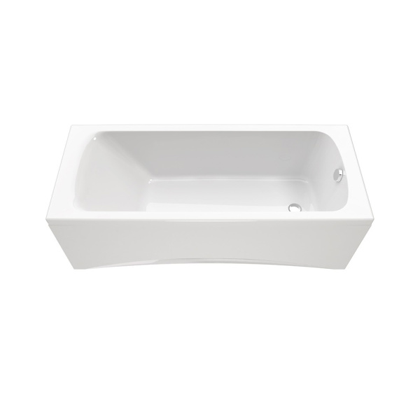 GAMMA Ванна акриловая 1700x700x560 с каркасом, с ФП, без с/п, белая TRITON