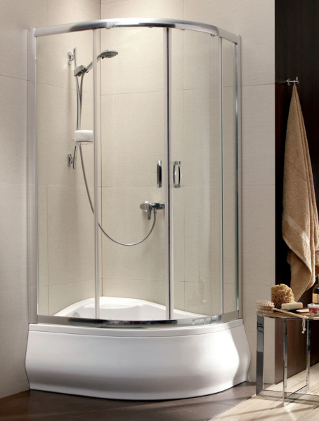 Душевой уголок Radaway Premium Plus 30491-01-01N 100х80 профиль хром, прозрачное стекло