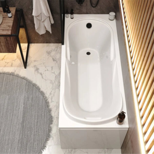 Акриловая ванна Vagnerplast Minerva 170x70 белая, без каркаса