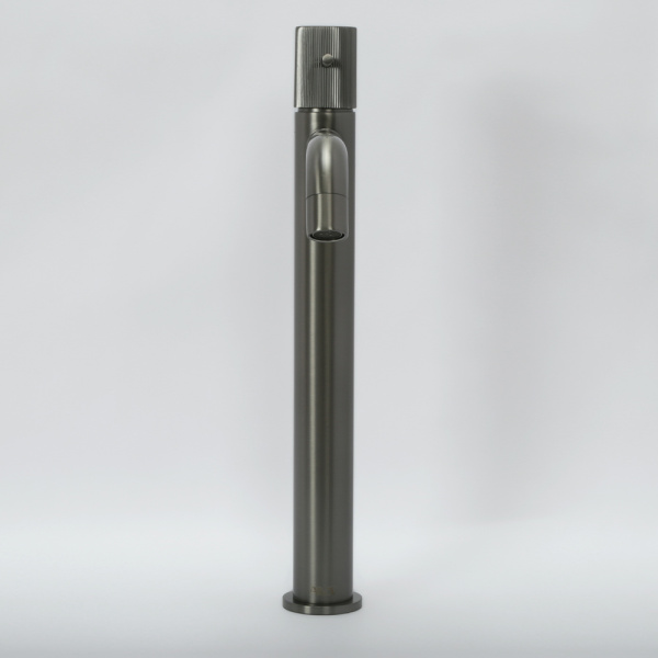 Смеситель для раковины AVS Pulse высокий, оружейная сталь