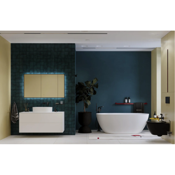 Ванна из искусственного камня Kupala Kupel 170x80 белая матовая, с донным клапаном