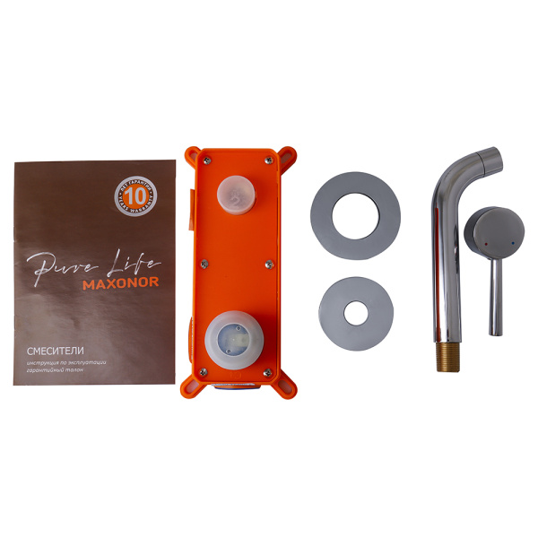 Смеситель для раковины Maxonor Superior PL7387 хром