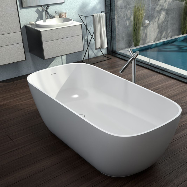 Ванна из искусственного камня Kolpa San Gloria Fs 180х80 белая