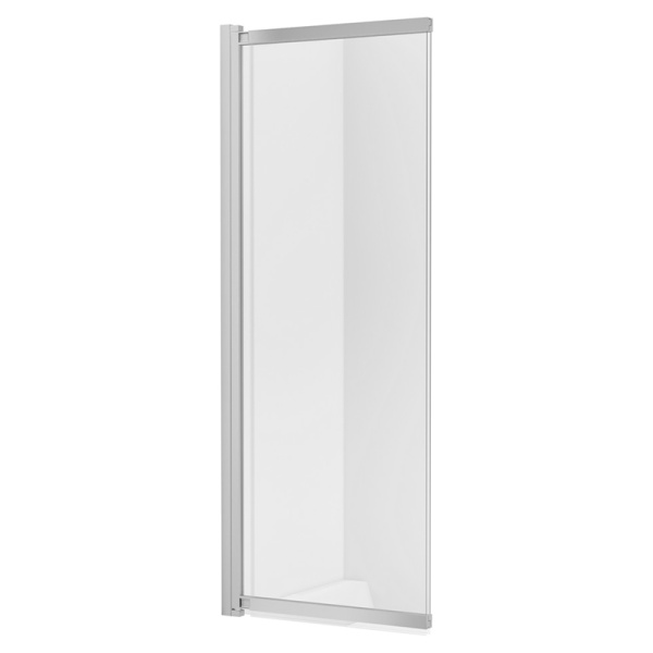 Шторка на ванну New Trendy Sensi P-0037 85 профиль хром, прозрачное стекло