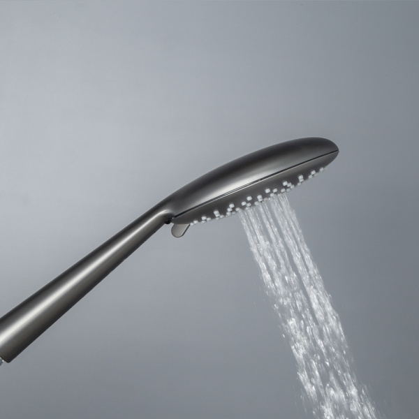 Душевая стойка AVS Seeme оружейная сталь