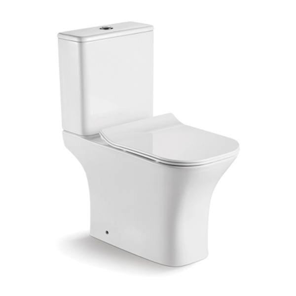 Унитаз-компакт AVS Энергия безободковый, белый