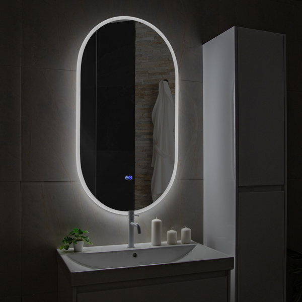 Зеркало с подсветкой AVS Агния 60x120 см, антипар