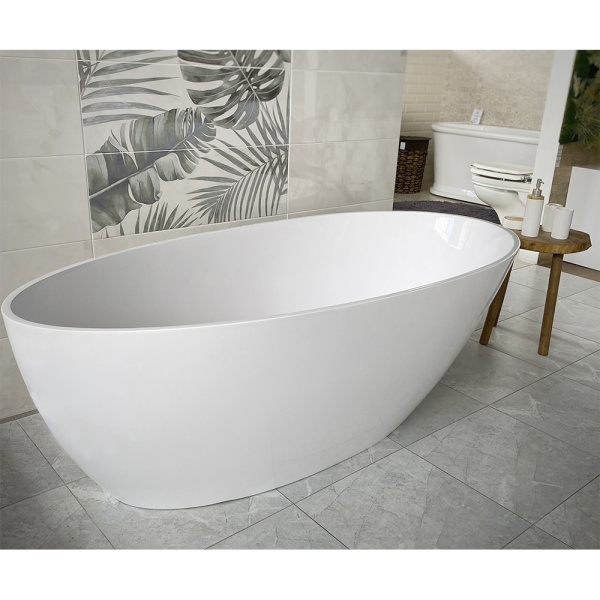 Ванна из искусственного камня Aqua de Marco Calipso 170x80 белая