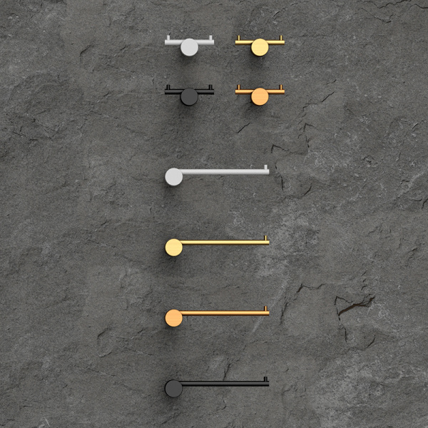 Крючок AVS Slimmer брашированное золото двойной