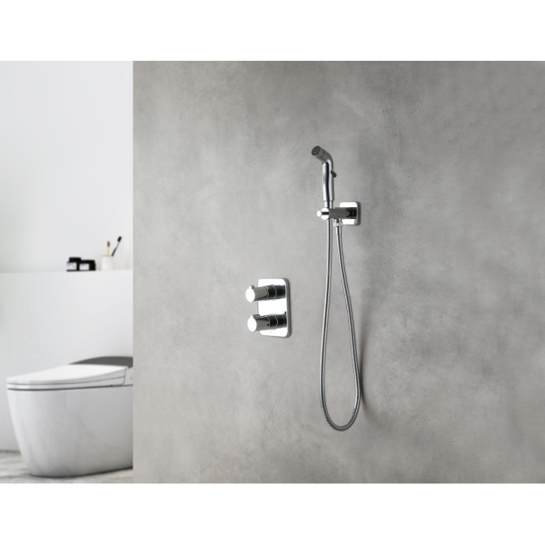 Гигиенический душ со смесителем Lemark Yeti LM7820C С ВНУТРЕННЕЙ ЧАСТЬЮ, хром