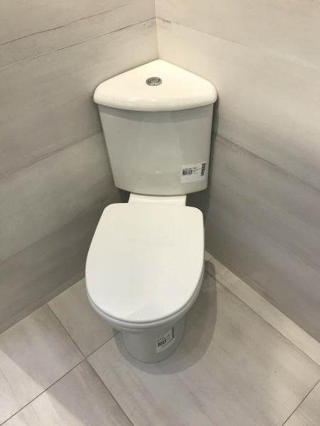 Унитаз-компакт Norm Wenkel 9854B099-7200 угловой с микролифтом