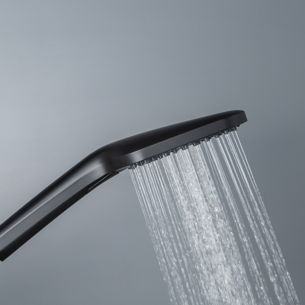 Душевая лейка AVS Cube черный матовый