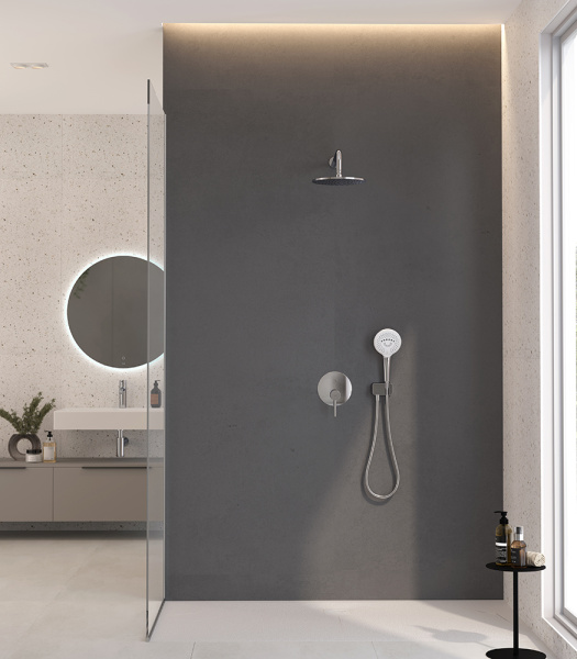 Душевой комплект 3в1 Kludi Bozz 386710576 хром